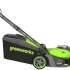 Газонокосилка аккумуляторная GREENWORKS GD40LM411,  41см, без АКБ, без ЗУ [2521007]
